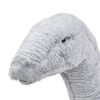 vidaXL Jouet en peluche Dinosaure Brachiosaurus Gris XXL