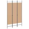 vidaXL Paravent &agrave; 3 panneaux Beige 120 x 200 cm Tissu
