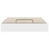 vidaXL Cadre de lit ottoman Blanc 193 x 120 x 25 cm Bois d&rsquo;ing&eacute;nierie