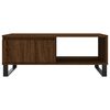 vidaXL Table basse ch&ecirc;ne marron 90x60x35 cm bois d'ing&eacute;nierie