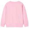 Sweatshirt pour enfants rose 128