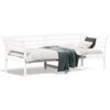 vidaXL Lit de jour sans matelas blanc 75x190 cm bois de pin massif