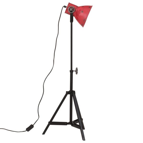 vidaXL Lampadaire 25 W rouge délavé 35x35x65/95 cm E27