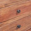 vidaXL Table de chevet avec 3 tiroirs 35x25x35 cm bois d'acajou massif