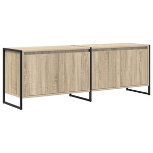 vidaXL Meuble TV Sonoma 140 x 36 x 49.5 cm Bois d'ing&eacute;nierie