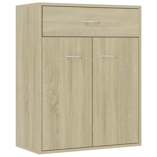 vidaXL Buffet Chêne sonoma 60x30x75 cm Bois d'ingénierie