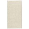 vidaXL Tapis ISTAN &agrave; poils longs aspect brillant cr&egrave;me 100x200 cm