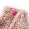 Gilet pour enfants fausse fourrure rose clair 92
