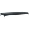 vidaXL Housse de Table Uni Noir 262 x 102 x 15 cm tissu
