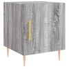 vidaXL Table de chevet sonoma gris 40x40x50 cm bois d'ing&eacute;nierie