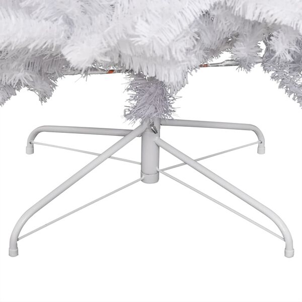 vidaXL Sapin de No&euml;l artificiel &agrave; charni&egrave;res avec neige floqu&eacute;e 300 cm