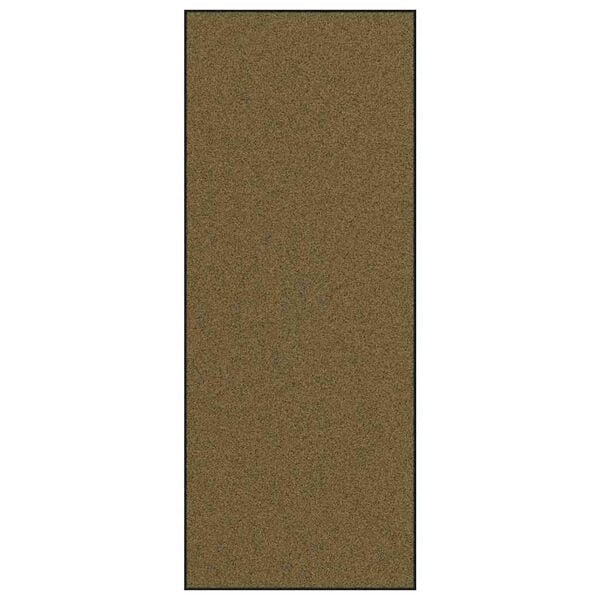 vidaXL Tapis d'entrée Marron et Noir 120 x 300 cm Polyamide et PVC