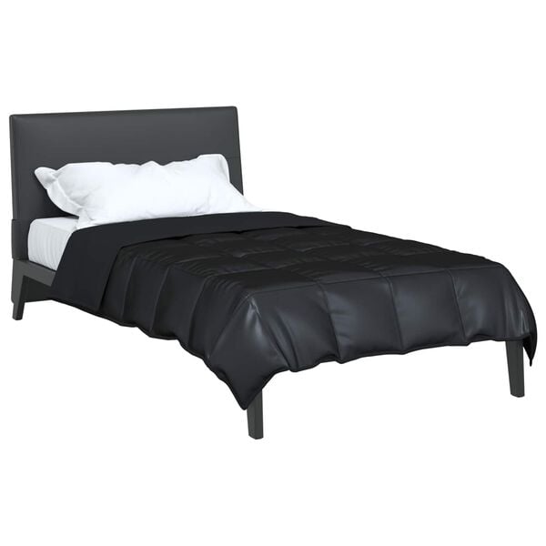 vidaXL Duvet complet toute l'ann&eacute;e Noir 200 x 155 cm