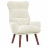vidaXL fauteuil Cr&egrave;me 69 x 74 x 93 cm Velours