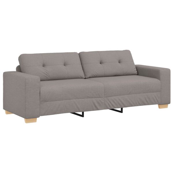 vidaXL Canap&eacute; 180cm Taupe tissu