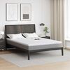 vidaXL Surmatelas Blanc 160 x 200 cm Tissu Jacquard
