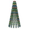 vidaXL Arbre de No&euml;l LED 150 cm 240 LED Multicolore Acier Vert