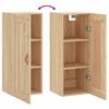 vidaXL Armoire murale ch&ecirc;ne sonoma 34,5x34x90 cm bois d'ing&eacute;nierie