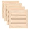 vidaXL Portes d'armoire &agrave; persiennes 4 pcs 39,5x39,4 cm pin massif
