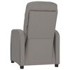 vidaXL Fauteuil inclinable Taupe Tissu