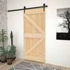 vidaXL Porte NARVIK Naturel 100 x 210 cm Bois de pin massif