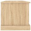 vidaXL Coffre de rangement Ch&ecirc;ne Sonoma 70 x 40 x 38 cm Bois d'ing&eacute;nierie