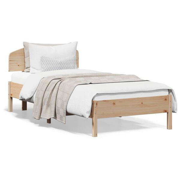 vidaXL Cadre de lit sans matelas 100x200 cm bois massif de pin