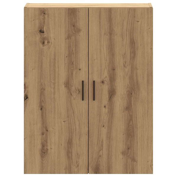 vidaXL Armoire murale chêne artisanal 69,5x34x90 cm