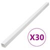 vidaXL Goulotte de c&acirc;ble 40x40 mm 30 m PVC