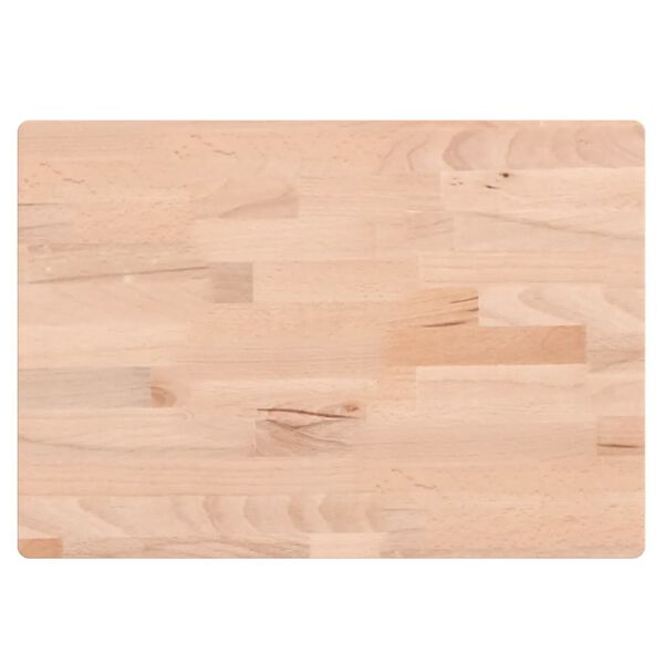 vidaXL Planche &agrave; d&eacute;couper 50x35x4 cm bois massif de h&ecirc;tre
