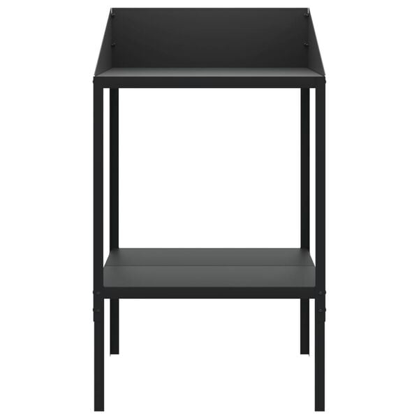 vidaXL Support pour plantes anthracite 56,5x54,5x100cm acier galvanisé