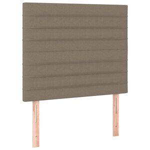 vidaXL T&ecirc;te de lit Taupe 80x5x118/128 cm Tissu