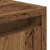 vidaXL Tables de chevet murales 2 pcs vieux bois 38x34x40 cm
