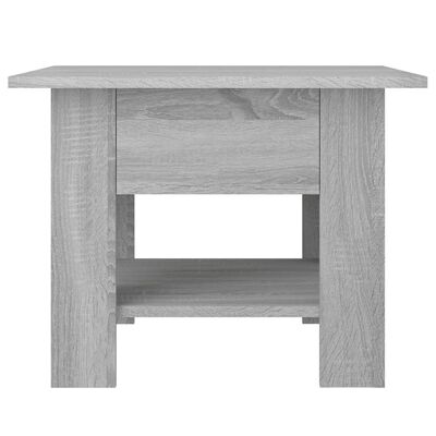 vidaXL Table basse Sonoma gris 55x55x42 cm Aggloméré
