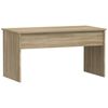 vidaXL Table basse ch&ecirc;ne fum&eacute; 102x50,5x52,5 cm bois d'ing&eacute;nierie