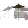 vidaXL Tente de voiture gris et orange imperm&eacute;able