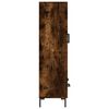 vidaXL Buffet haut ch&ecirc;ne fum&eacute; 69,5x31x115 cm bois d'ing&eacute;nierie
