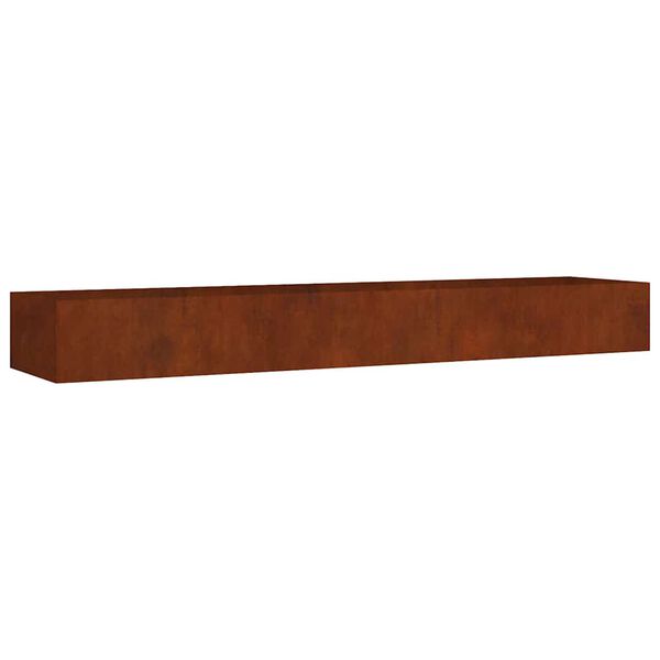 vidaXL Lit sur&eacute;lev&eacute; de jardin 360x80x40 cm acier corten