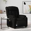 vidaXL Fauteuil de massage inclinable &eacute;lectrique noir similicuir