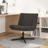 vidaXL Chaise pivotante Gris foncé 63 x 75 x 76 cm Peau de mouton