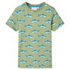 T-shirt pour enfants kaki clair 140
