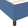 vidaXL Cadre de lit plateforme Bleu 140 x 190 cm tissu