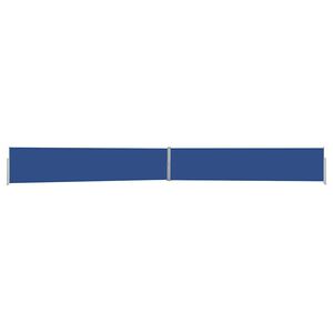vidaXL Auvent lat&eacute;ral r&eacute;tractable de patio 140x1200 cm Bleu