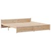vidaXL Lit biblioth&egrave;que sans matelas 180x200 cm bois massif de pin
