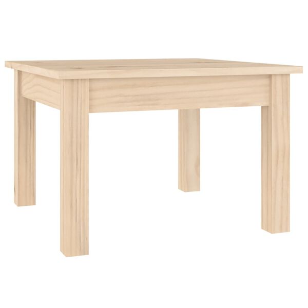 vidaXL Table basse 45x45x30 cm Bois massif de pin