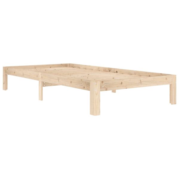 vidaXL Cadre de lit sans matelas bois massif de pin 100x200 cm