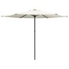 vidaXL Parasol de jardin Rectangulaire 3 x 3 m Polyester Cr&egrave;me