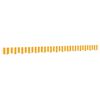 vidaXL Tissu de remplacement de cantonni&egrave;re d&rsquo;auvent jaune blanc 3,5 m