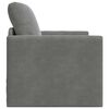 vidaXL Canap&eacute;-Lit 60cm Gris fonc&eacute; Velours