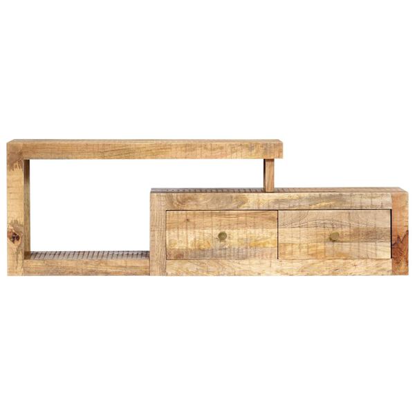 vidaXL Meuble TV 120x30x40 cm Bois massif de manguier